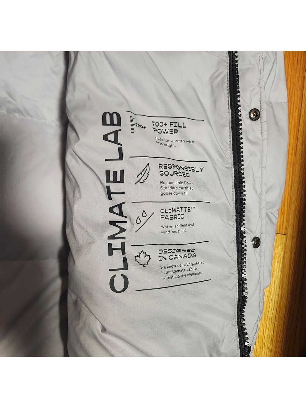Silver Climate Lab Supper Puffer Jacket